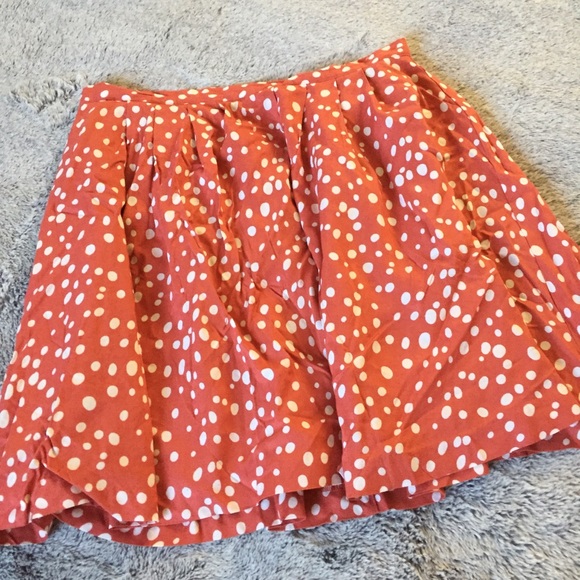 NOT FOR SALE! DONT BUYPink/White Polka Dot Forever 21 Skater Skirt Sz M - Picture 4 of 8